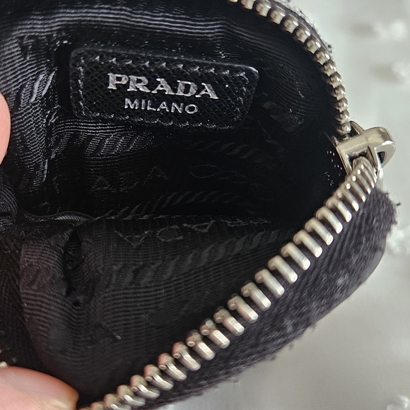 Prada Black Nylon Shoulder Bag with Adjustable Strap - Picture 7 of 12
